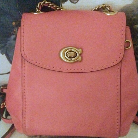 Coach Backpack Parker convertible pink bag Mini - Picture 3 of 11